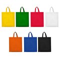 Bolsa non woven con fuelle y asa corta