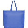 Bolsa non woven con fuelle termosellada Azul Electrico 54x40x10cm