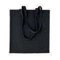 Bolsa de pana 220 gr con asas largas Negro