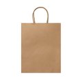 Bolsa de papel 110g con asas rizadas Crudo