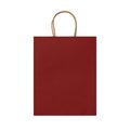 Bolsa de papel 110g con asas rizadas Rojo