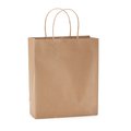 Bolsa de papel 110g con asas rizadas