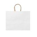 Bolsa de papel con asas reforzadas Blanco Talla Única Adulto