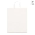 Bolsa de Papel Kraft Blanca con Asa