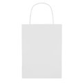 Bolsa de papel pequeña reciclable para regalos Blanco