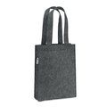 Bolsa pequeña de fieltro de asas cortas Gris Piedra