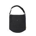 Bolsa petate de algodón reciclado Negro Talla Única Adulto