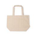 Bolsa de playa de algodón reciclado 280 g/m² Crudo Talla Única Adulto