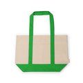 Bolsa de playa de algodón reciclado 280 g/m² Verde Helecho