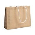 Bolsa de playa de yute Crudo Talla Única Adulto