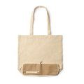 Bolsa plegable algodón y base de yute