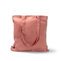 Bolsa plegable de algodón reciclado 120 g/m² Rojo Talla Única Adulto