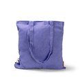 Bolsa plegable de algodón reciclado 120 g/m² Royal
