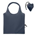 Bolsa plegable algodón reciclado Azul