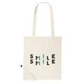 Bolsa plegable con cordón ajustable