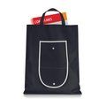 Bolsa plegable en non woven ribete blanco 39 x 47 cm