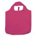 Bolsa plegable de poliéster suave Fucsia