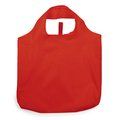 Bolsa plegable de poliéster suave Rojo