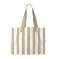 Bolsa a rayas de algodón reciclado Bei