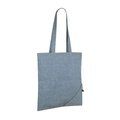 Bolsa reciclada y plegable Azul