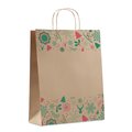 Bolsa de Regalo Grande Navideña Beig