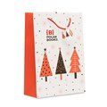 Bolsa regalo de papel grande con etiqueta