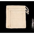 Bolsa rejilla algodón Natural M