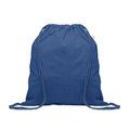 Bolsa resistente de cuerdas algodón reciclado Azul Royal