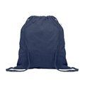 Bolsa resistente de cuerdas algodón reciclado Azul