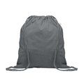 Bolsa resistente de cuerdas algodón reciclado Gris Piedra