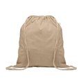 Bolsa resistente de cuerdas algodón reciclado Kaki