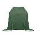 Bolsa resistente de cuerdas algodón reciclado Verde Oscuro