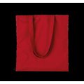 Bolsa shopper de tejido de sarga Cherry Red