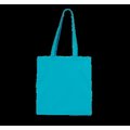 Bolsa shopper de tejido de sarga Turquoise