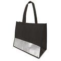 Bolsa Textura Color y Plata con Botón