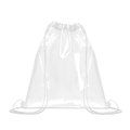 Bolsa transparente de cuerdas EVA y PVC Blanco