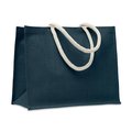 Bolsa Yute Asas Algodón Azul