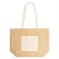 Bolsa de yute laminado con bolsillo