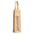 Bolsa de yute laminado con ventana