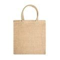 Bolsa de yute natural con asas reforzadas Crudo