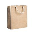 Bolsa de yute natural laminado Crudo Talla Única Adulto