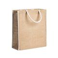 Bolsa de yute natural laminado