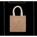 Bolsa de Yute Pequeña Asas Algodón Natural / Gold