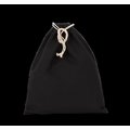 Bolsita con cierre cordón 15 x 13 cm Black L