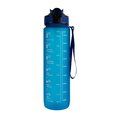 Botella 1L con marcador de capacidad Azul