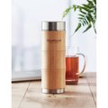 Botella 350ml Doble Pared y Bambú