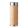 Botella 350ml Doble Pared y Bambú