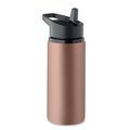 Botella de acero inox con boquilla plegable Cobre