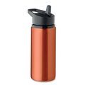 Botella de acero inox con boquilla plegable Naranja