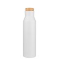 Botella Acero INOX Doble Pared 600ml Blanco
